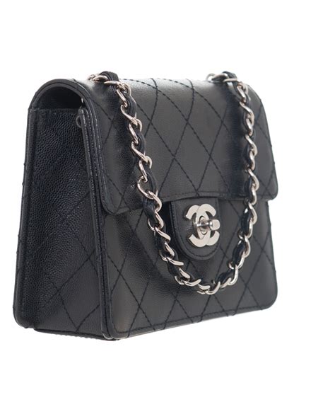 vintage black chanel quilted bag|Vintage Chanel Bags .